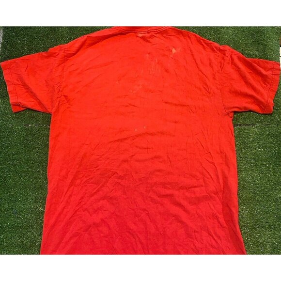 Vintage St. Louis Cardinals shirt mens large red Y2K retro script Pujols 7 - Picture 8 of 12